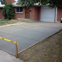 concrete driveway and porch denver