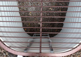 New window well installation 
with escape ladder